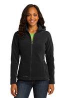 Eddie Bauer Ladies Hooded Full-Zip Fleece Jacket. EB206-Sweatshirts/Fleece-Black-4XL-JadeMoghul Inc.