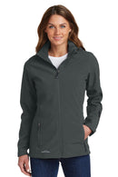 Eddie Bauer Ladies Hooded Soft Shell Parka. EB537-Outerwear-Grey Steel-4XL-JadeMoghul Inc.