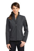 Eddie Bauer Ladies Rugged Ripstop Soft Shell Jacket. EB535-Outerwear-Grey Steel/ Black-4XL-JadeMoghul Inc.