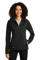 Eddie Bauer Ladies Trail Soft Shell Jacket. EB543-Outerwear-Black/ Black-4XL-JadeMoghul Inc.