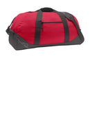 Eddie Bauer Large Ripstop Duffel. EB901-Bags-Radish/ Grey Steel-OSFA-JadeMoghul Inc.