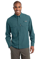 Eddie Bauer - Long Sleeve Performance Fishing Shirt. EB600-Woven Shirts-Gulf Teal-4XL-JadeMoghul Inc.