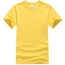 EINAUDI 2017 New Solid color T Shirt Mens Black And White 100% cotton T-shirts Summer Skateboard Tee Boy Skate Tshirt Tops-Yellow-XS-JadeMoghul Inc.