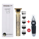 Electric Clipper Mower+Nose Hair Trimmer Professional Barber Hair Cutter Beard Shaving Machine for Men Rechargeable Razor Shaver AExp