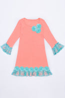 Elegant Fancy Dress - Girls-Girls Fancy Dresses-6M-Flamingo-JadeMoghul Inc.