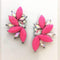Elegant Rhinestone Crystal Stud Earrings-rose-JadeMoghul Inc.