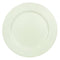 Elegantly Designed Round Shape Ceramic Plate with Great Durability, White