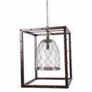Elegantly Intriguing Karlin Chandelier, Large-Chandeliers-Gray-metalglass-JadeMoghul Inc.