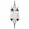 Eminently decorous Carriage Lantern Wall Sconce-Lanterns-Black-Glassmetal-JadeMoghul Inc.
