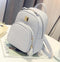 EnoPella women backpack leather school bags for teenager girls stone sequined female preppy style small backpack-Gray-JadeMoghul Inc.