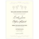 Equestrian Love Invitation Vintage Pink (Pack of 1)-Invitations & Stationery Essentials-Chocolate Brown-JadeMoghul Inc.