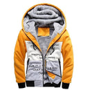 European Fashion Style Men Vintage Thickening Fleece Jacket / Warm Outerwear-w33 yellow-S-JadeMoghul Inc.