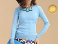 European Style Women Basic Casmere Sweater-Sky Blue-S-JadeMoghul Inc.