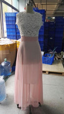 Evening Party Hollow Out Beach Dress - Boho Sleeveless Maxi Dress-Pink-S-JadeMoghul Inc.