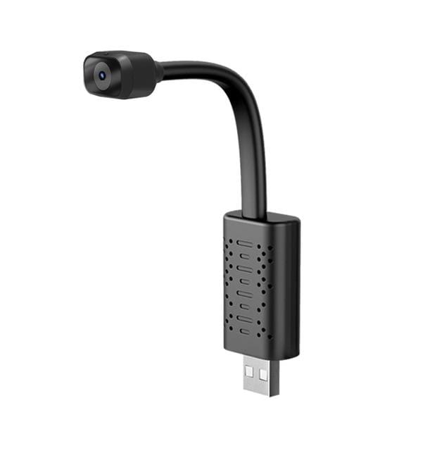 EVKVO HD Smart Mini Wifi USB Camera Real-time Surveillance IP Camera AI Human Detection Loop Recording Mini camera Support 64G AExp
