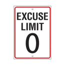 EXCUSE LIMIT 0 LP LARGE POSTERS-Learning Materials-JadeMoghul Inc.