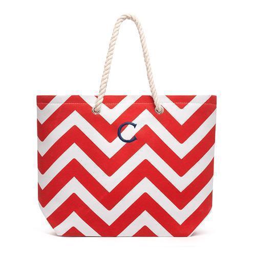Extra Large Cabana Tote Bag - Red (Pack of 1)-Personalized Gifts for Women-JadeMoghul Inc.