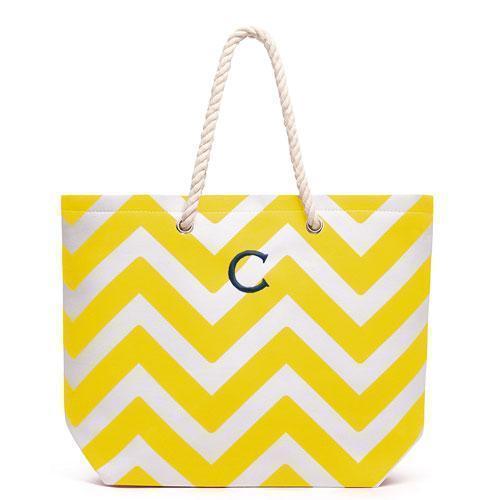Extra Large Cabana Tote Bag - Yellow (Pack of 1)-Personalized Gifts for Women-JadeMoghul Inc.