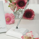 Fairy Tale Dreams Satin Wrapped Pen Set (Pack of 1)-Wedding Reception Accessories-JadeMoghul Inc.