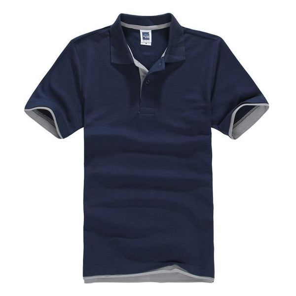 FALIZA 2018 New Brand Camisa Polos Shirt Men Design Breathable Cotton Casual Short Sleeve Mens Polos Shirts Plus Size XXXL TX107-Red Black-S-JadeMoghul Inc.