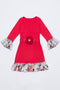 Fancy Chic Dress - Girls-Girls Fancy Dresses-6M-Red-JadeMoghul Inc.