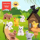 Farm Animals Series For Building Blocks