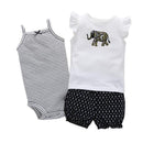 Fashion 2017 Orangemom Summer short sleeve baby sets for baby girl clothes , cotton girls clothes Toddler baby clothing-baixiang-9M-JadeMoghul Inc.