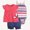 Fashion 2017 Orangemom Summer short sleeve baby sets for baby girl clothes , cotton girls clothes Toddler baby clothing-honghudie-9M-JadeMoghul Inc.