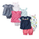 Fashion 2017 Orangemom Summer short sleeve baby sets for baby girl clothes , cotton girls clothes Toddler baby clothing-honghudie-9M-JadeMoghul Inc.