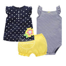 Fashion 2017 Orangemom Summer short sleeve baby sets for baby girl clothes , cotton girls clothes Toddler baby clothing-lanhudie-9M-JadeMoghul Inc.