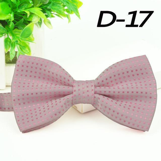 Fashion Bow Tie 2016 New Formal Party Apparel Accessory Mens Ties Spot Style Multicolor Butterfly Polyester Dot gents Bowtie-D017-JadeMoghul Inc.