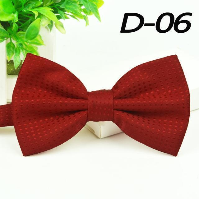 Fashion Bow Tie 2016 New Formal Party Apparel Accessory Mens Ties Spot Style Multicolor Butterfly Polyester Dot gents Bowtie-D06-JadeMoghul Inc.