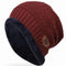 Fashion Caps For Men - Thick Winter Women Beanie - Knitted Hat-wine red-JadeMoghul Inc.