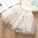 Fashion Clothing Pretty Girls Cotton Floral Embroidered Tutu Skirts TIY