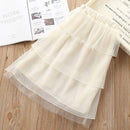 Fashion Clothing Pretty Girls Patchwork Solid Color Tutu Skirts TIY