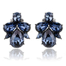 Fashion crystal Women Earrings Opal Stone Stud Earrings Christmas Party 2016 Brand New Elegant Crystal Earrings For Women gift-royal blue-JadeMoghul Inc.