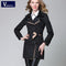 Fashion Designer Inspired Classic European Trench Coat-Black-S-JadeMoghul Inc.