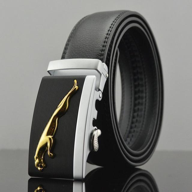 Fashion Designers Men Automatic Buckle Leather Luxury Belt-B-110cm-JadeMoghul Inc.