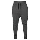 Fashion Joggers Sweatpants - Men Slim Cuff Track Pants Tracksuit Trousers-Navy Blue-L-JadeMoghul Inc.