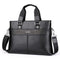 Fashion Men PU Leather Crossbady Bag Men Handbags Male Designer Business Briefcase 14 inch Laptop Bag Shoulder Bags-Cross Black-JadeMoghul Inc.
