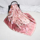 Fashion Scarves for Women Shawl Print Silk Satin Hijab Scarf Female Bandana 90*90cm Luxury Brand Square Shawls Scarfs For Ladies JadeMoghul Inc.