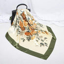 Fashion Scarves for Women Shawl Print Silk Satin Hijab Scarf Female Bandana 90*90cm Luxury Brand Square Shawls Scarfs For Ladies JadeMoghul Inc.