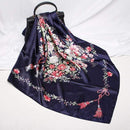 Fashion Scarves for Women Shawl Print Silk Satin Hijab Scarf Female Bandana 90*90cm Luxury Brand Square Shawls Scarfs For Ladies JadeMoghul Inc.