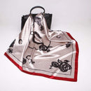 Fashion Scarves for Women Shawl Print Silk Satin Hijab Scarf Female Bandana 90*90cm Luxury Brand Square Shawls Scarfs For Ladies JadeMoghul Inc.