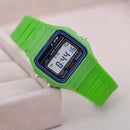 Fashion Sport Watch For Men - Kid Colorful Electronic Led Digital Watch-Green-JadeMoghul Inc.