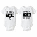 Fashion Summer White Baby Bodysuits 0-12Months Twins Baby Boy Girl Clothes 1st Birthday Gift For Babies Newborn Baby Clothing-5-3M-JadeMoghul Inc.