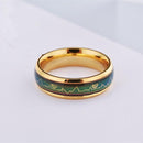 Fashion Titanium Black Mood Rings Temperature Emotion Feeling Engagement Rings Women Men 2017 Promise Rings For Couples Jewelry-6-6mm Gold-JadeMoghul Inc.