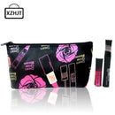 Fashion Women Travel Insert Roses Handbag Purse Large Lady Makeup Cosmetic Bag Travelling Bag Organisateur De Sac A Main-1-JadeMoghul Inc.