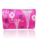 Fashion Women Travel Insert Roses Handbag Purse Large Lady Makeup Cosmetic Bag Travelling Bag Organisateur De Sac A Main-Black-JadeMoghul Inc.