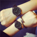 Fashionable Couple Watch / Casual Quartz Watch-White Silver Man-JadeMoghul Inc.